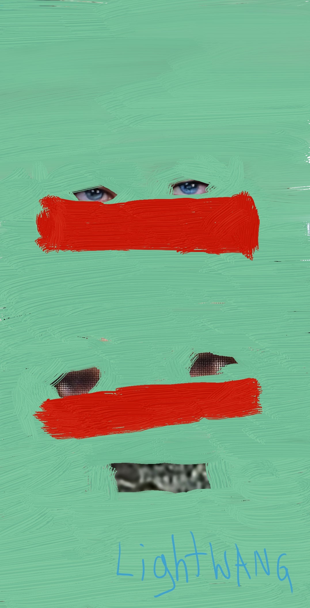 Digital artwork #39 painting Gods eyes Goddess Eyes