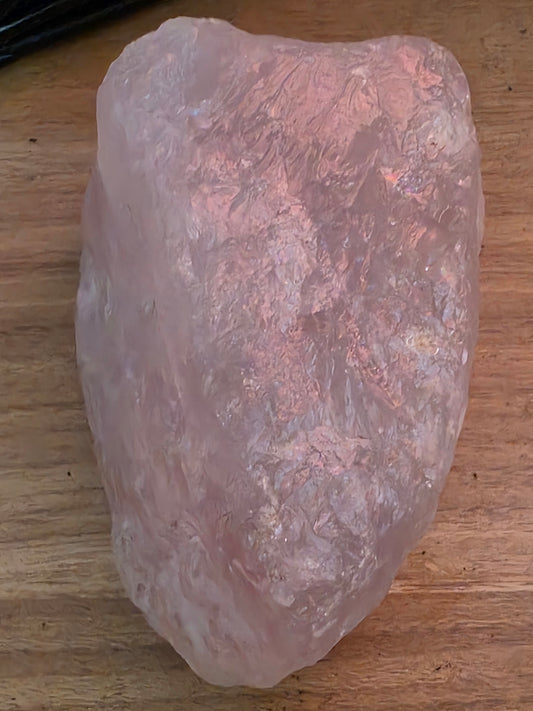 Rare Pink rock look like an uncut pink diamond
